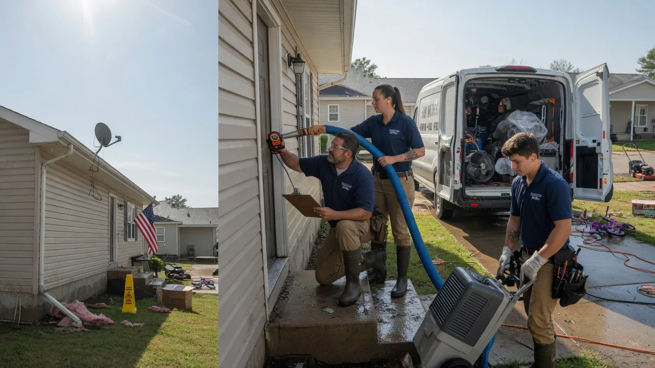 Ceiling Water Damage Restoration in Lathrop, MO near me